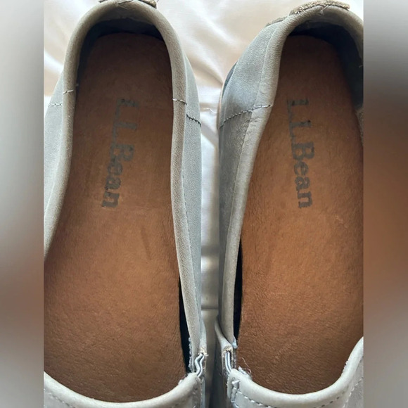 L.L. Bean Lakewashed Slip On Shoes gray 7.5 flats - Picture 7 of 7